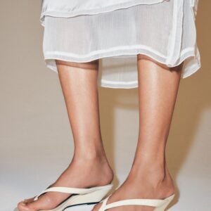 LEATHER WEDGE SANDALS