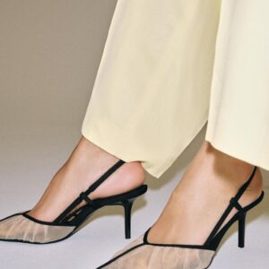 MESH HEELED SHOES