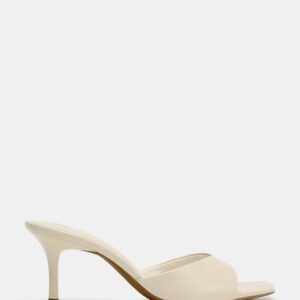 HEELED MULE SANDALS