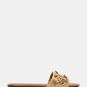 FLAT SANDALS WITH APPLIQUÉS