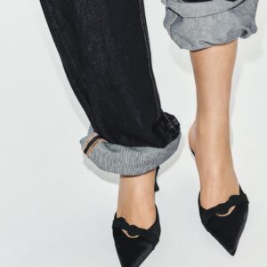 SATIN HIGH-HEEL SHOES