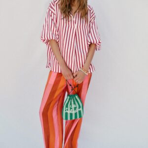 BEADED BUCKET BAG