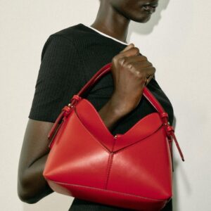 MINI BUCKET BAG WITH TOPSTITCHING