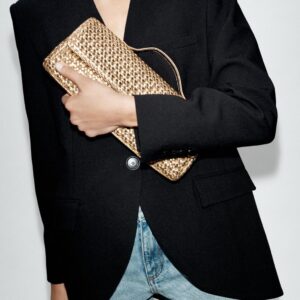 BRAIDED CLUTCH BAG