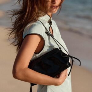 SHOULDER BAG WITH BOWS