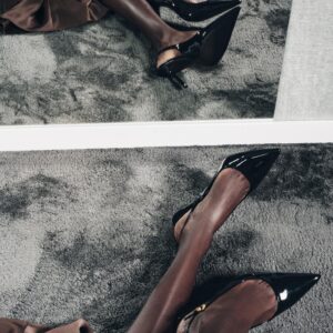 METAL BUCKLE HEELS