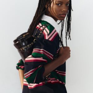 STUDDED BOWLING BAG