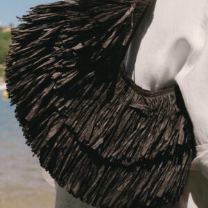 FRINGED TOTE BAG