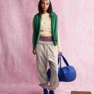 TEXTURED CABLE-KNIT FRUIT OF THE LOOM™ JUMPER