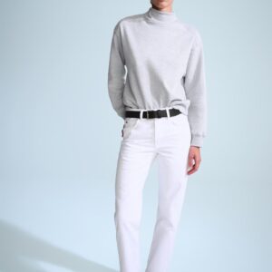 0FR. PARIS X ZARA EMBROIDERED COTTON BLEND SWEATSHIRT