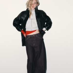 TRF BAGGY FOLDED MID-WAIST JEANS