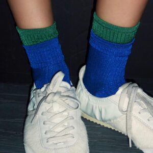 RIBBED SOCKS WITH DOUBLE-LAYER EFFECT