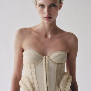 TEXTURED COMBINED CORSET