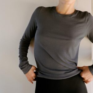 MODAL SILK LONG SLEEVE T-SHIRT