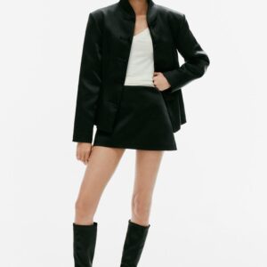SATIN MINI SKIRT