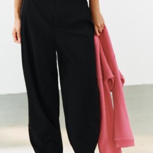PLEATED TROUSERS