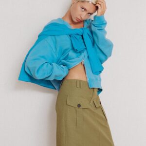 MIDI SKIRT WITH POCKETS