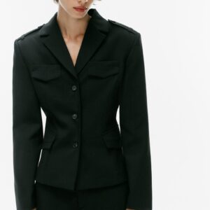 CROPPED LAPEL BLAZER