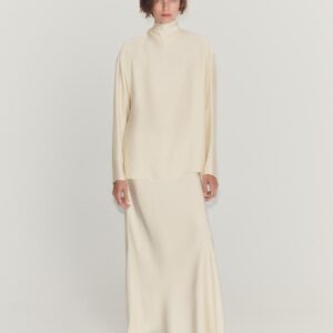ZW COLLECTION SATIN BLOUSE WITH TIE
