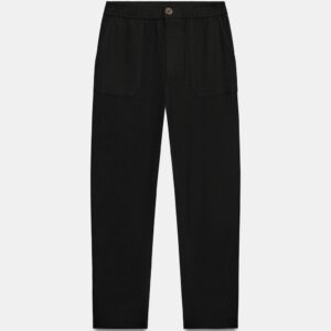 TROUSERS WITH ELASTICATED WAISTBAND