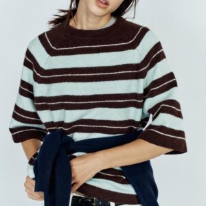 SOFT-TOUCH STRIPED KNIT JUMPER