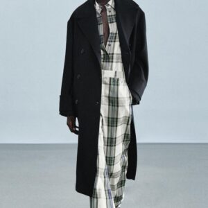 ZW COLLECTION FLOWING CHECKS TROUSERS
