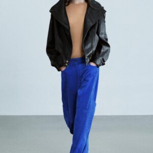 ZW COLLECTION CORDUROY POCKET TROUSERS