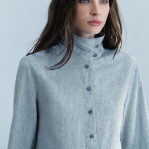ZW COLLECTION LINEN BLEND SHIRT