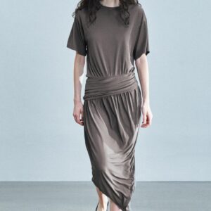 DRAPED DRESS