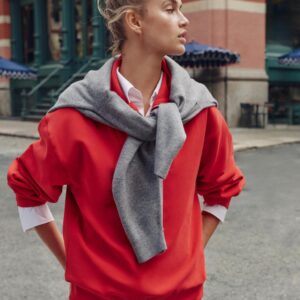INTERLOCK ZIP-UP SWEATSHIRT