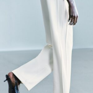 INTERLOCK STRAIGHT-LEG TROUSERS