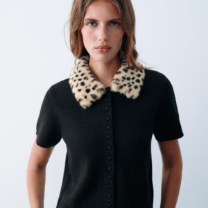 CARDINGAN CUELLO DESMONTABLE EFECTO PELO
