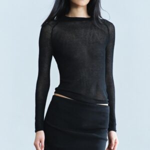 EXTRA FINE KNIT TOP