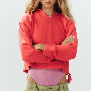 FADED-EFFECT HOODIE