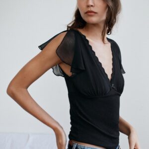 TOP WITH MATCHING LACE