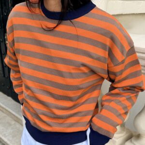 STRIPED KNIT JUMPER