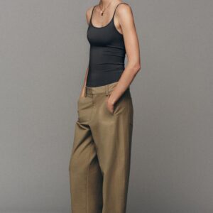 POLYAMIDE THIN STRAP T-SHIRT