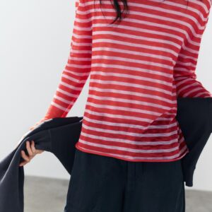 STRIPED KNIT JUMPER