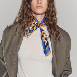 100% SILK PRINTED SCARF