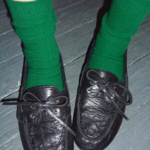 2-PACK OF PLAIN RIBBED SOCKS