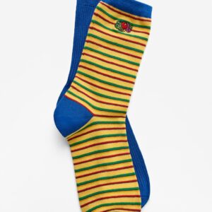 2-PACK OF PLAIN, STRIPED AND EMBROIDERED FRUIT OF THE LOOM™ SOCKS