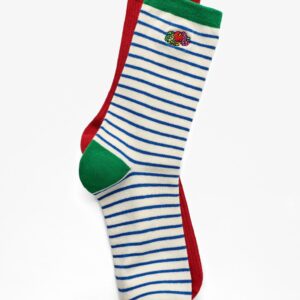 2-PACK OF PLAIN, STRIPED AND EMBROIDERED SOCKS FRUIT OF THE LOOM™