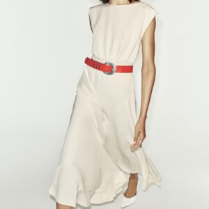 CREPE MIDI DRESS