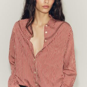 ZW COLLECTION STRIPED PRINTED SHIRT WITH POCKET