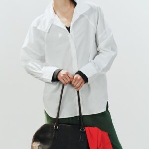 HIGH NECK OVERSIZE SHIRT