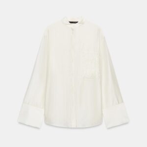 ZW COLLECTION EMBROIDERED POCKET SHIRT
