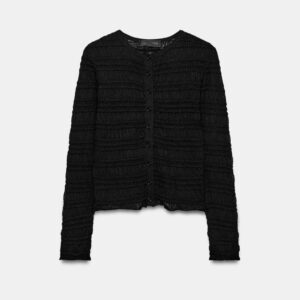 HONEYCOMB KNIT CARDIGAN