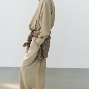 TECHNICAL FABRIC TROUSERS WITH ELASTIC