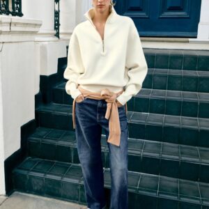 HIGH NECK KNIT JUMPER