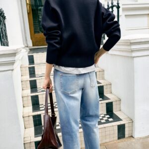 ASYMMETRIC POCKET SHOULDER BAG